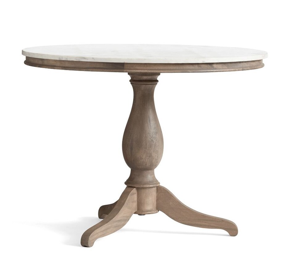 Alexandra Round Marble Pedestal Dining Table Pottery Barn Australia